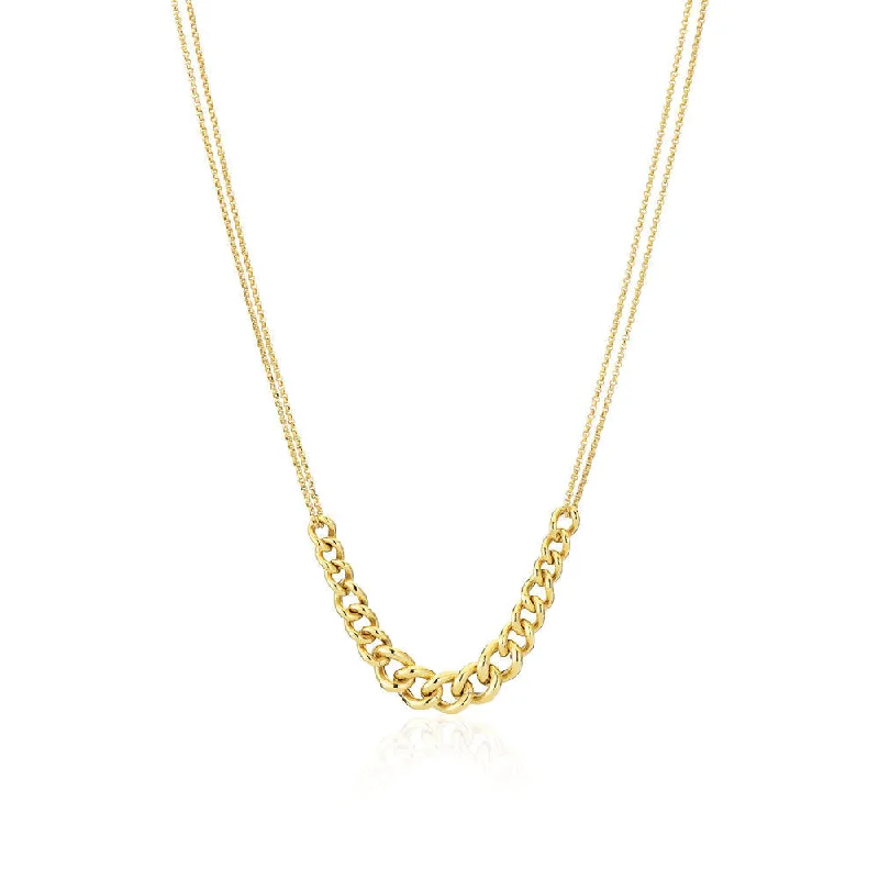 Ladies gold necklaces-Oria 18K Gold Plated Necklace