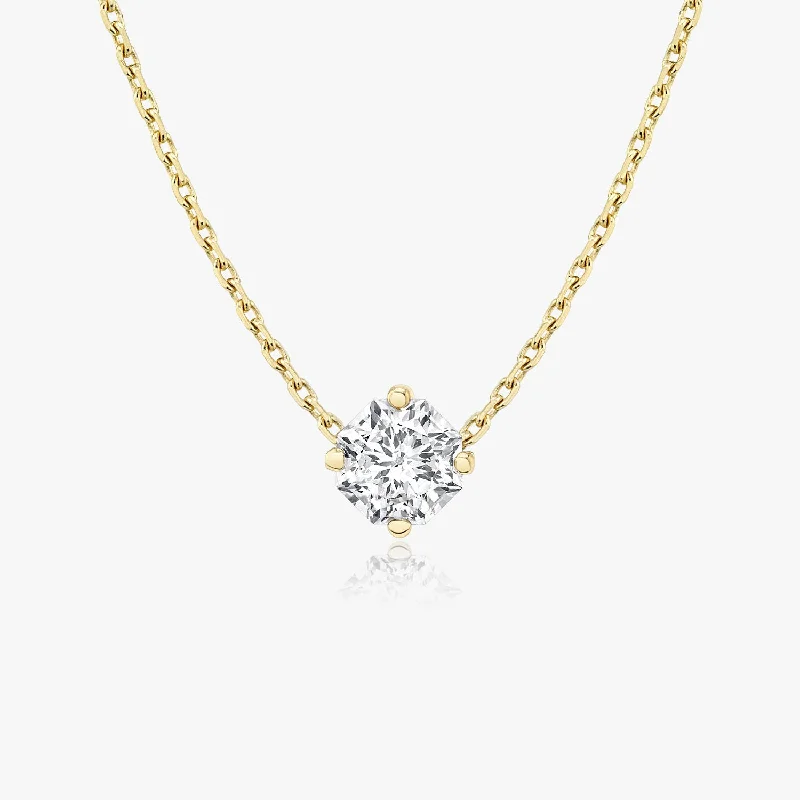 Ladies star pendant necklaces-Iconic Octavia 14K Gold Necklace w. Lab-Grown Diamonds, 0.75 ct.