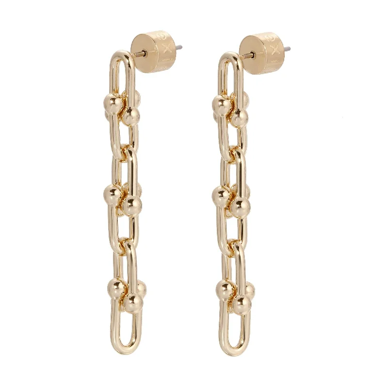 Ladies fashion earrings-Small Margaux 6 Link Drop Earrings