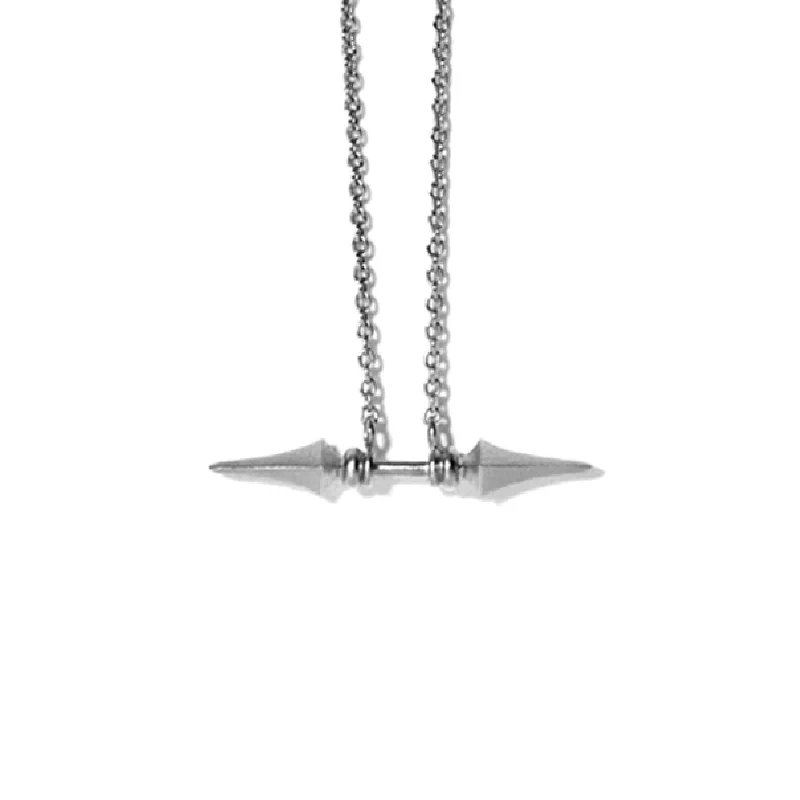 Ladies ruby necklaces-Miss Namia Necklace Grey (43 Cm)