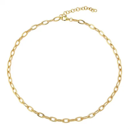 Ladies three-layer necklaces-Diamond Link Necklace