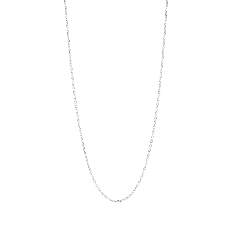 Ladies multi-stone necklaces-Stella Point Necklace (chain) Silver