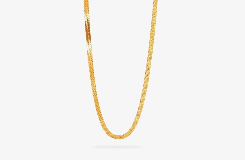 Ladies engraved pendant necklaces-IX Milo 22K Gold Plated Necklace