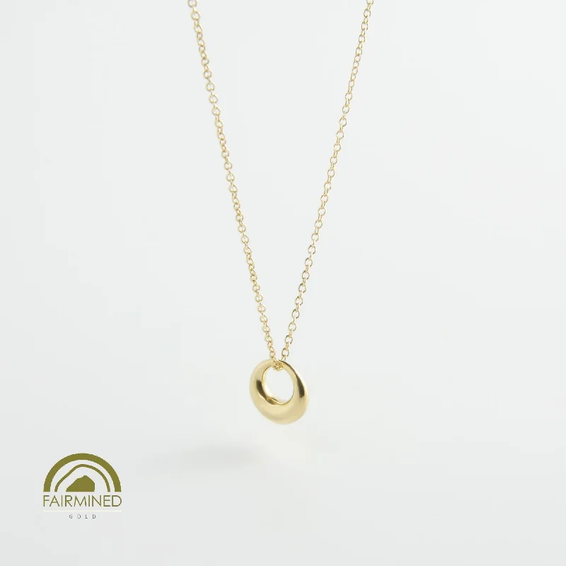 Ladies matching necklace sets-Minrl | Aura 18K Gold Necklace