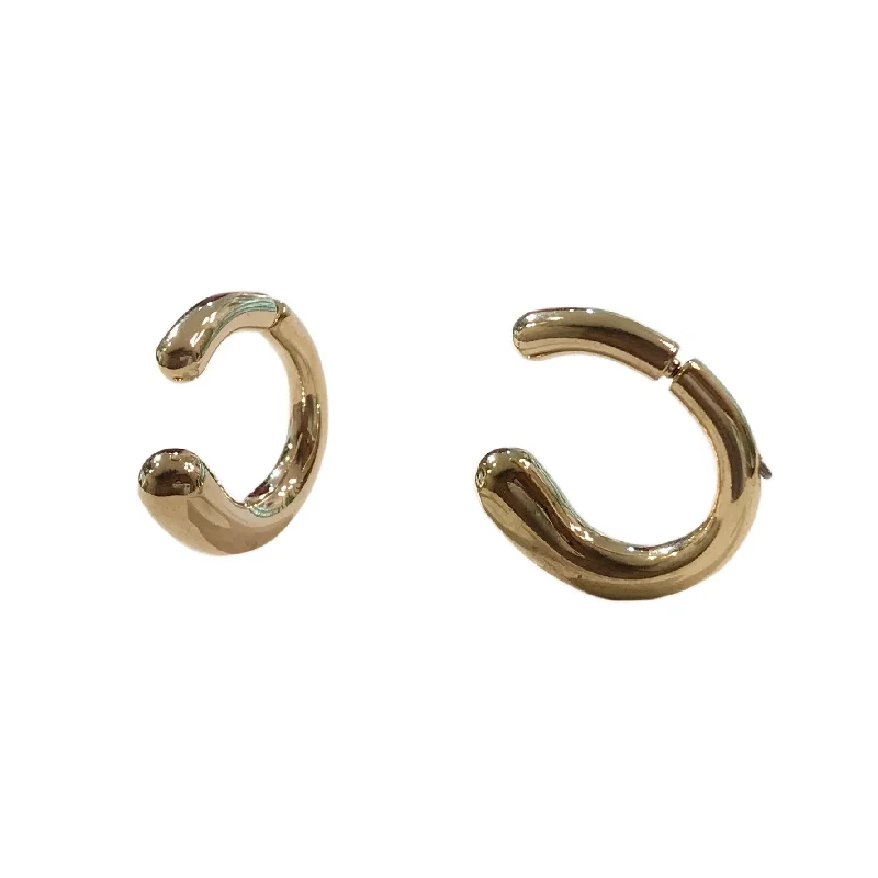 Ladies trendy earrings-Kerry Curve Hoop Jacket Earrings