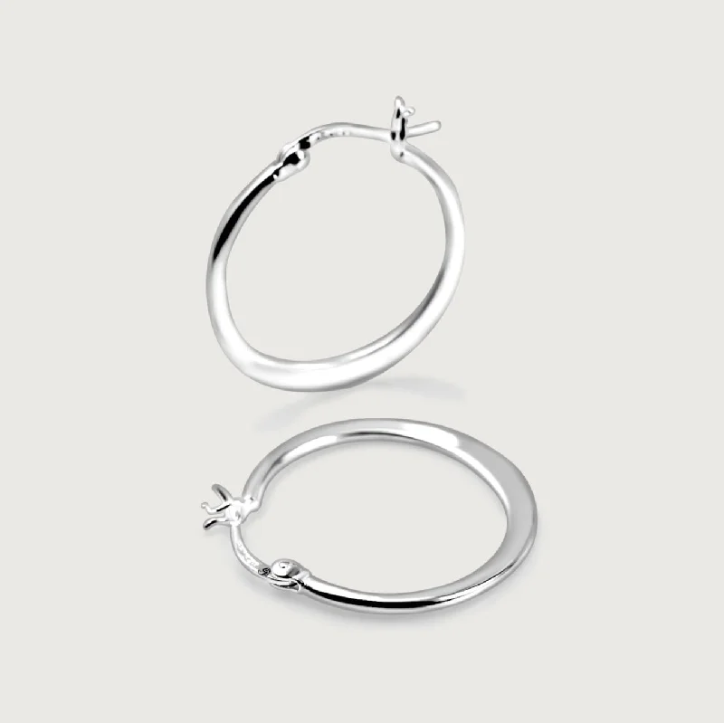 Ladies asymmetrical earrings-Molto Creole Hoop Earrings