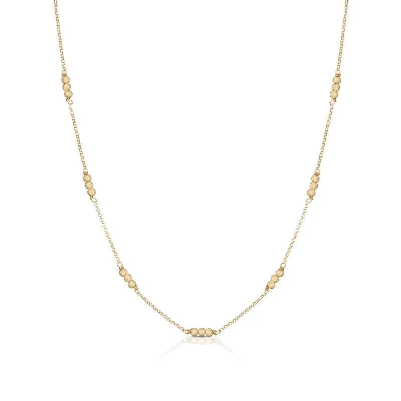 Ladies pearl pendant necklaces-Kalinda 18K Gold Plated Necklace