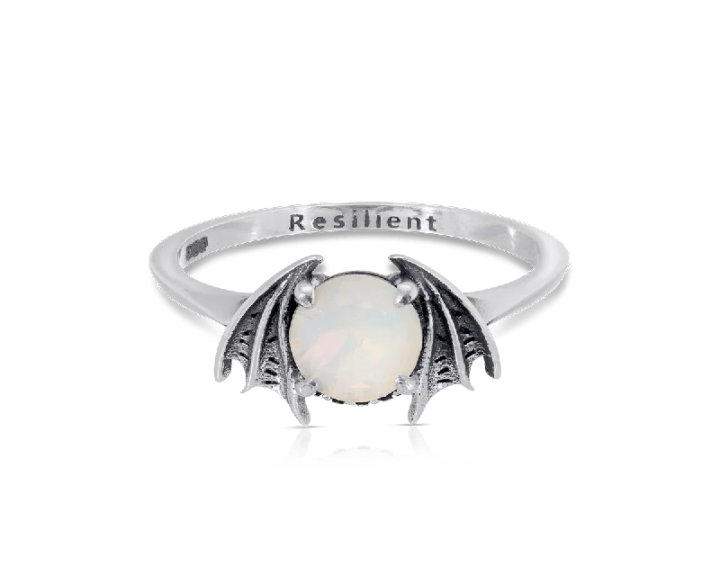 Ladies engagement rings-Dragons of the Elements Ring - Air - "Resilient"