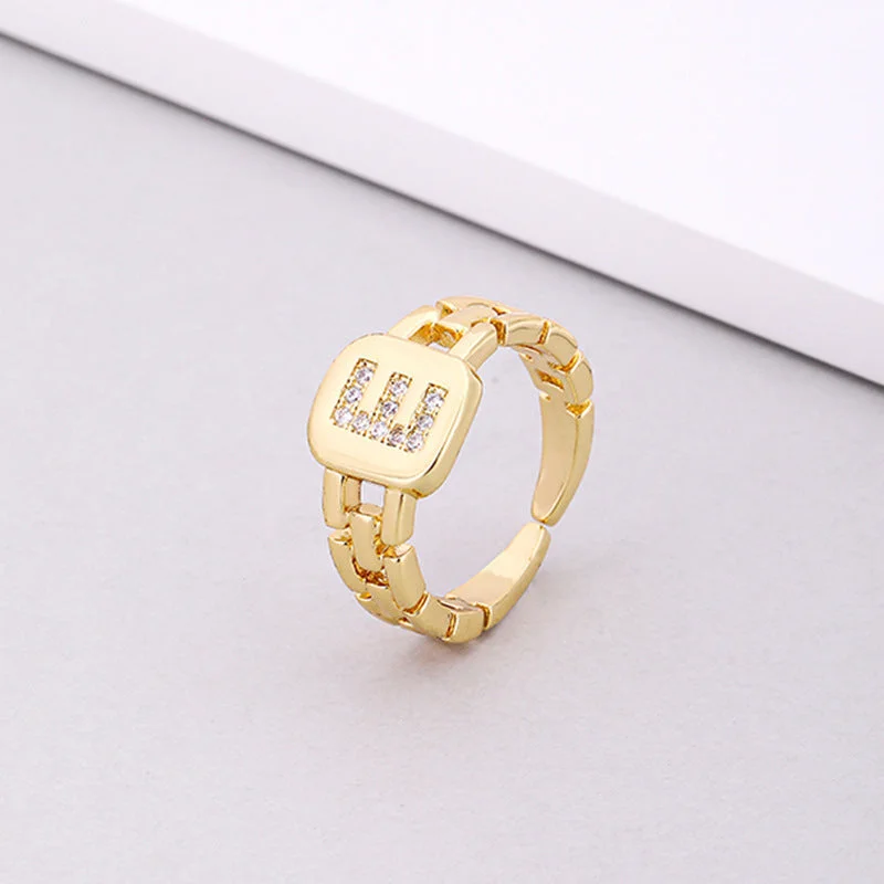 E Letters Ring