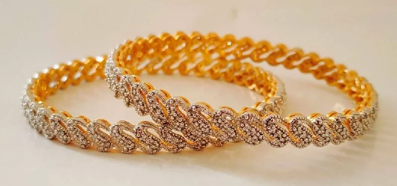 Ladies wedding bracelets-Ad Bangles of Size 2’6