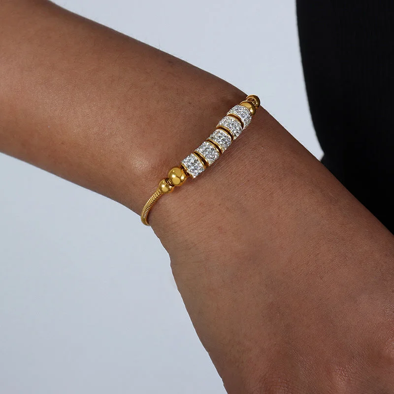 E408-578 Gold Bracelet-22cm