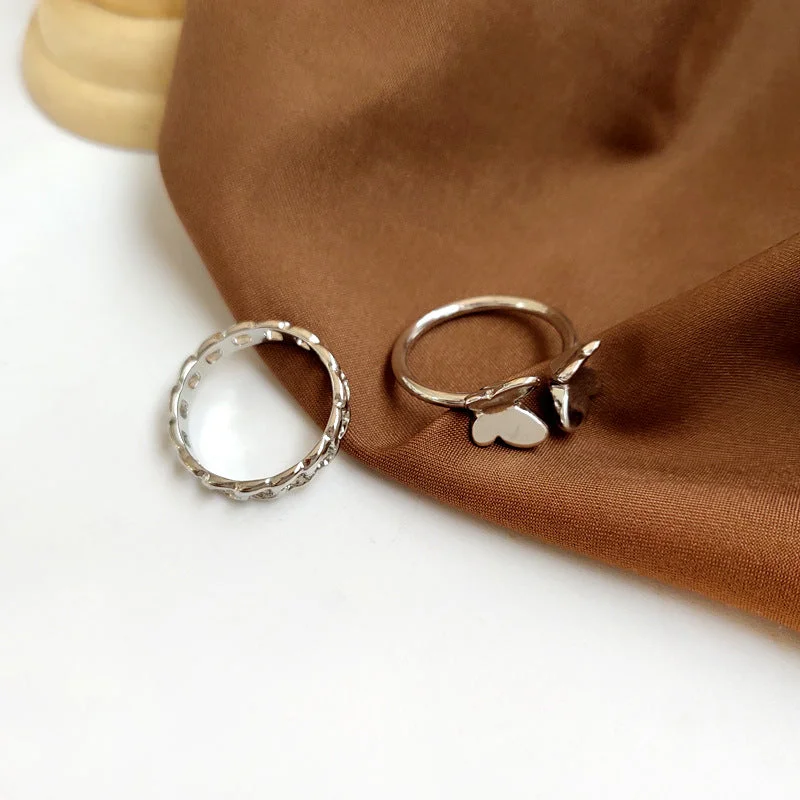 Silver Ring Set