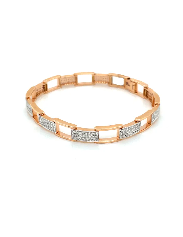 Ladies gold bracelets-Diamond Bangle Bracelets 18 Karat