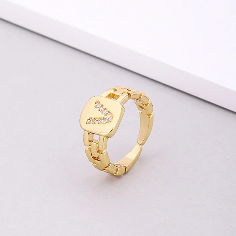 V-Shaped Female Ring