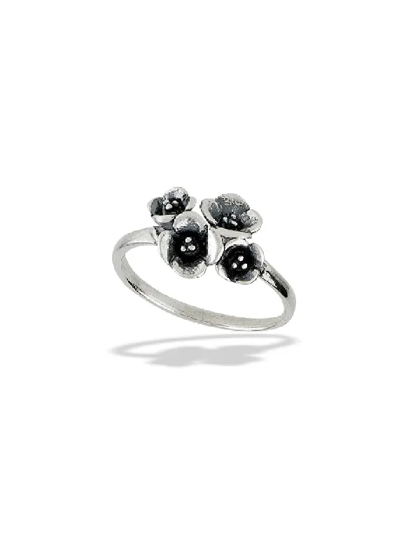 Ladies cross rings-Flower Bouquet Ring