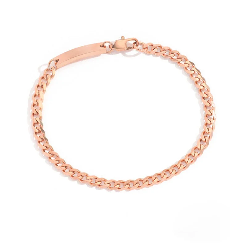 4mm Rose Gold-19cm-32857