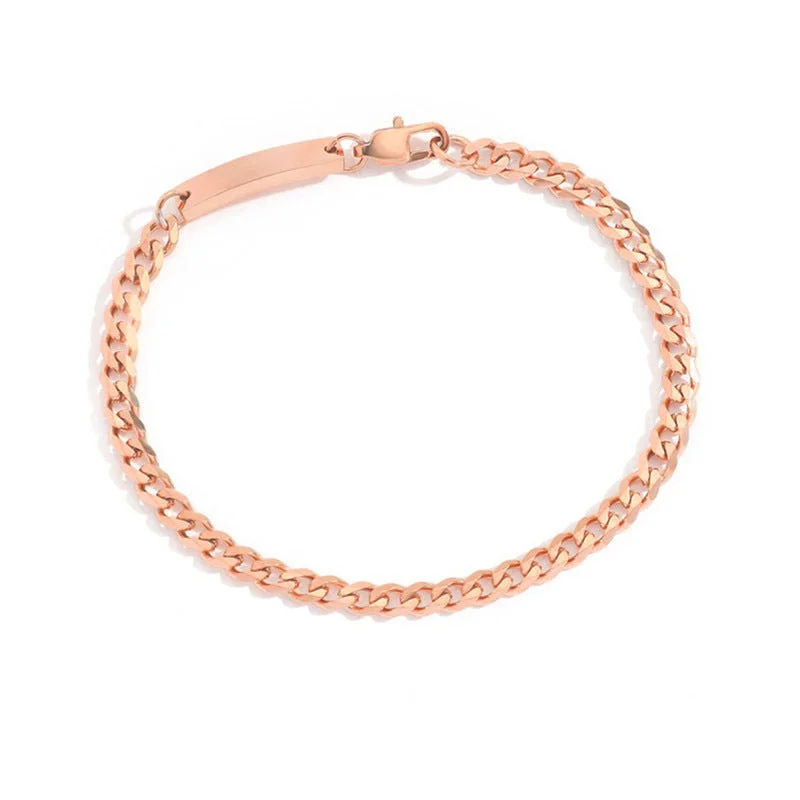 4mm Rose Gold-18cm-328 56