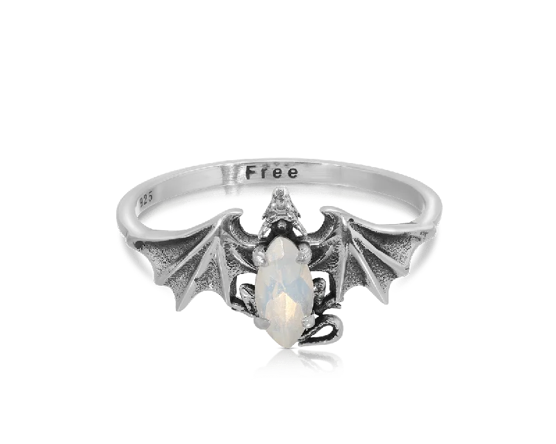 Ladies custom rings-Dragons of the Elements Ring - Air - "Free"