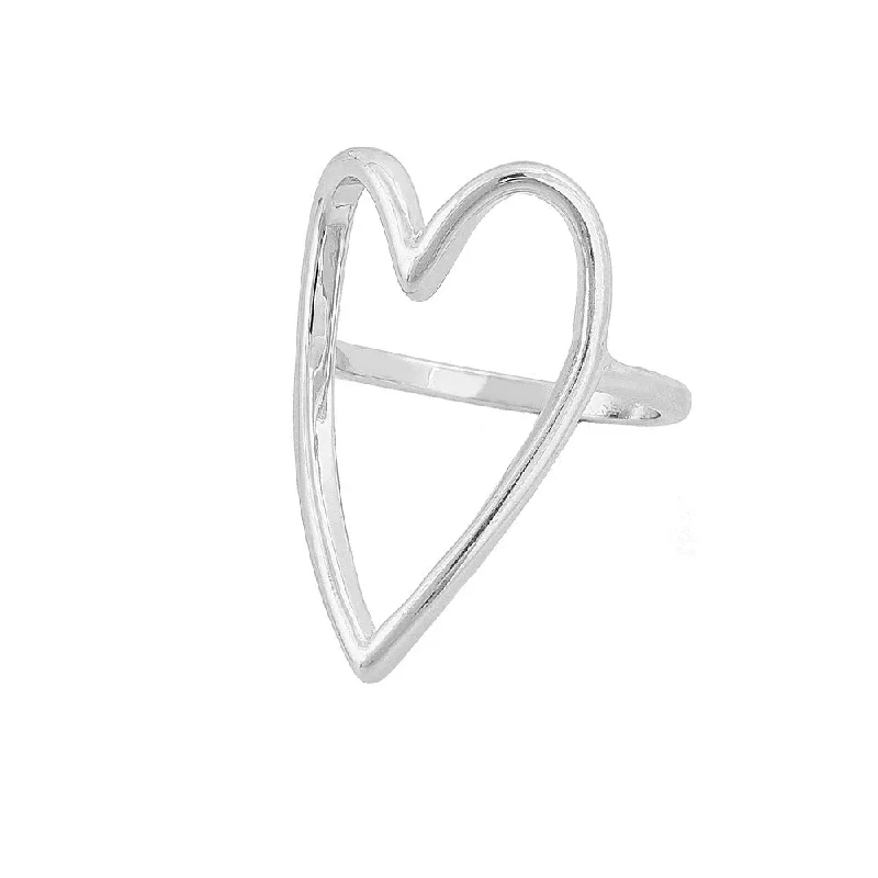 Ladies gold rings-Casual Vacation Simple Style Heart Shape Alloy Women's Rings