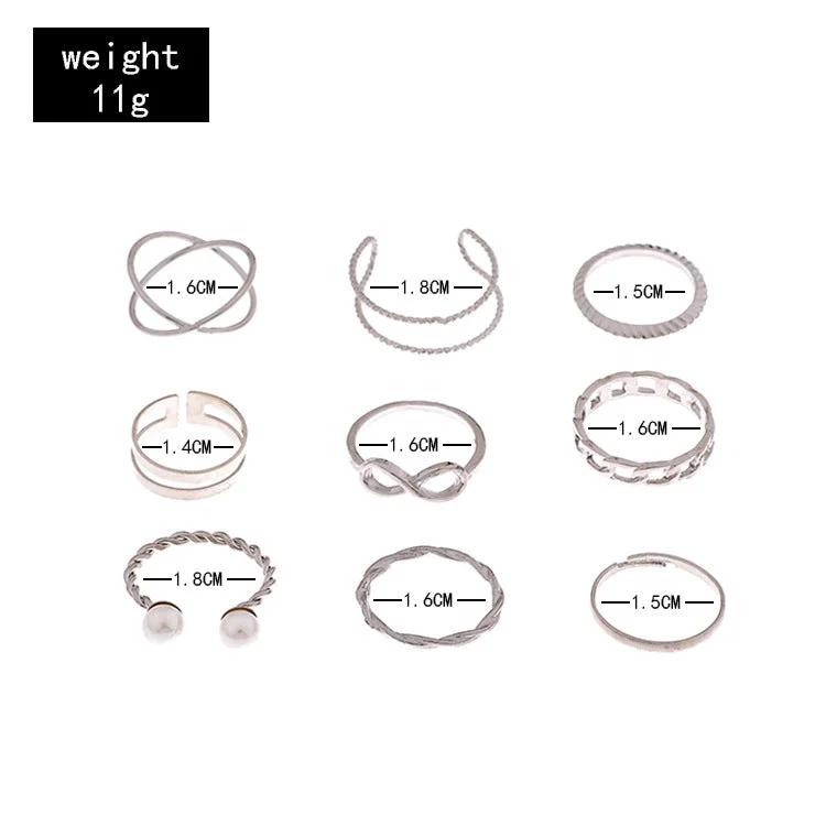 Ladies gemstone halo rings-Simple Style Solid Color Alloy Plating Women's Rings