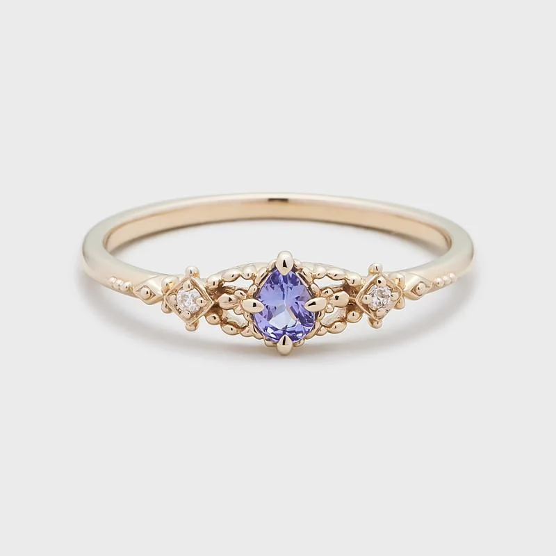 Tanzanite Ring-Adjustable