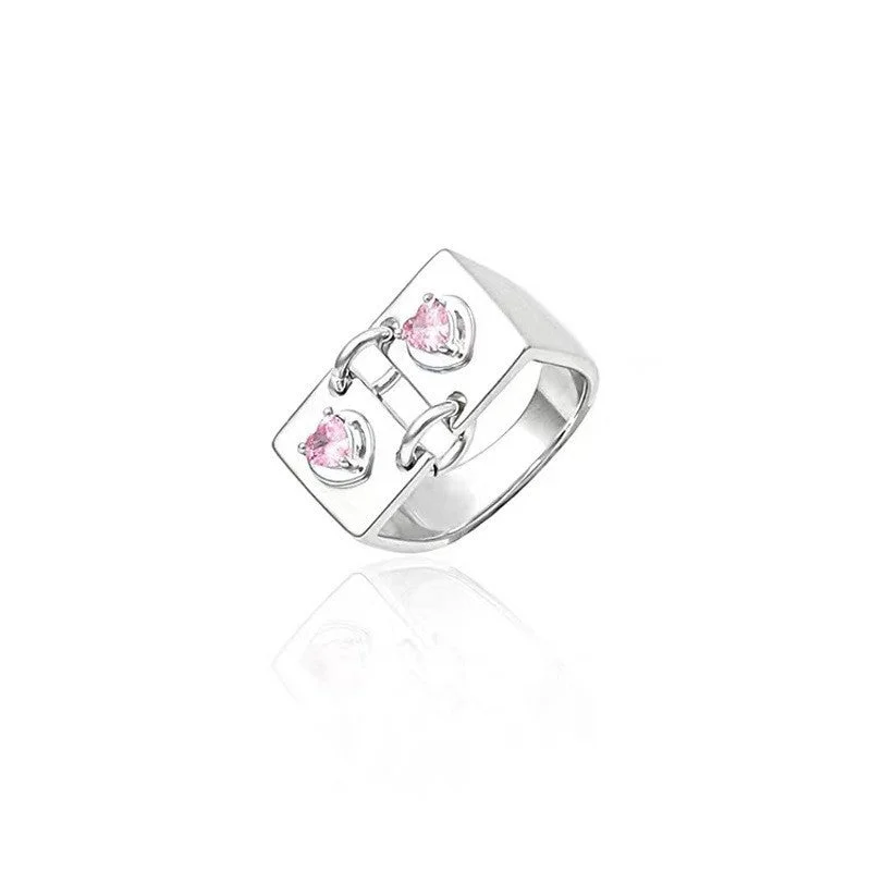 3# Confession Love Letter Ring J0411