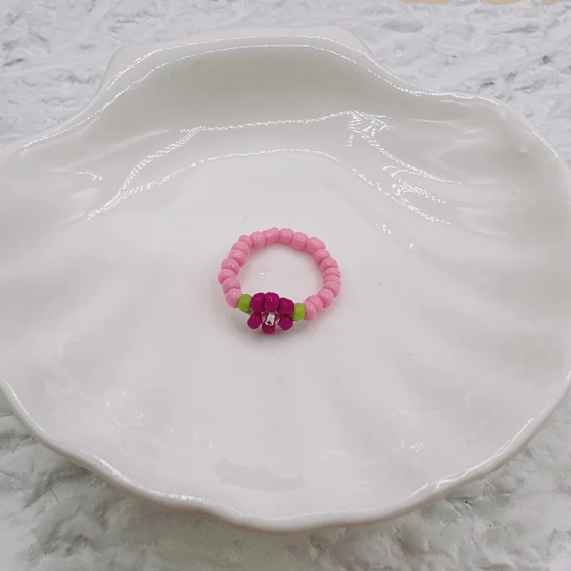 Single Flower Ring (Purple)