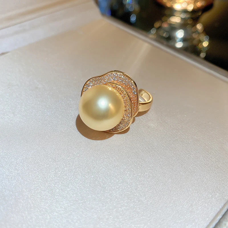 Ring-Pearl Flower Zircon Opening