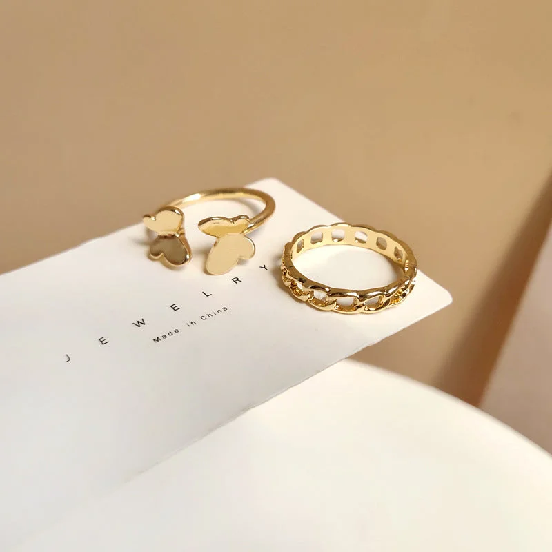 Gold Ring Set